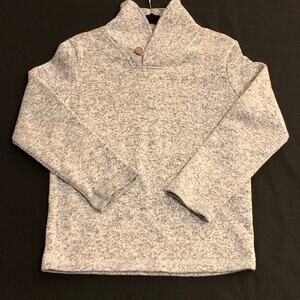 Sz. 7 -Jumping Beans Boys V-Neck  Shirt Pull Over Long Sleeve Gray Casual Dress